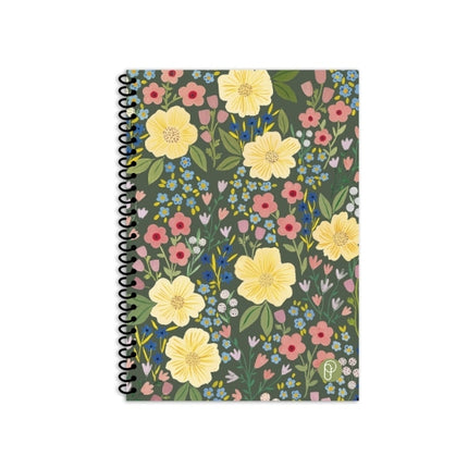 Spiral A5 Floral Notebook