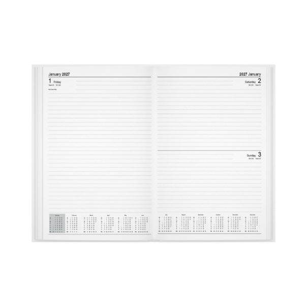 2027 A4 DAP Colour Block Diary (Assorted)