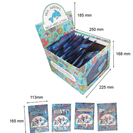 6 Sealife Self-Inflating Handheld Balloons