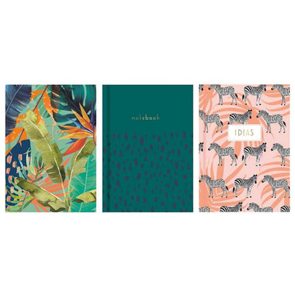 A6 Wild Ruled Hardback Book