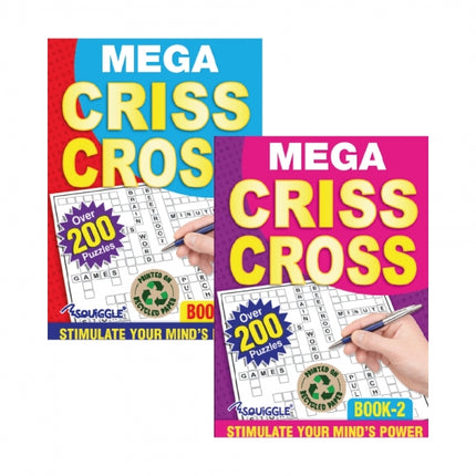 A5 Mega Criss Cross Puzzle Book
