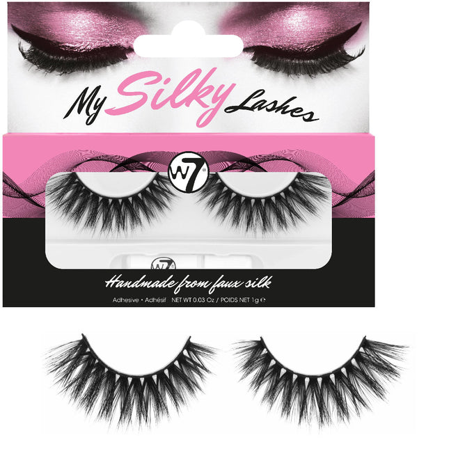 W7 False Eyelashes My Silky Lashes