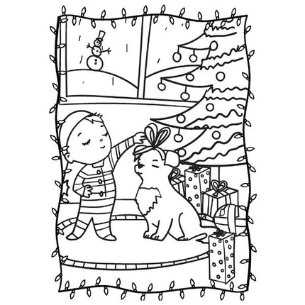 My Christmas A4 Colouring Book