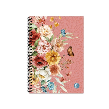 Spiral A5 Floral Notebook