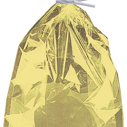 10 Gold Foil Cellophane Gift Bags