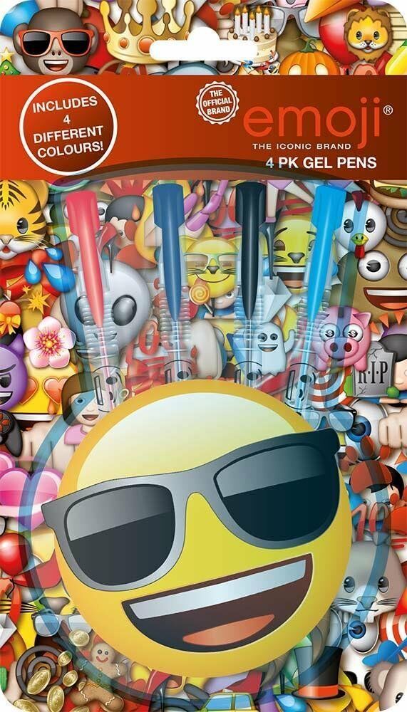 4 Emoji Gel Pens