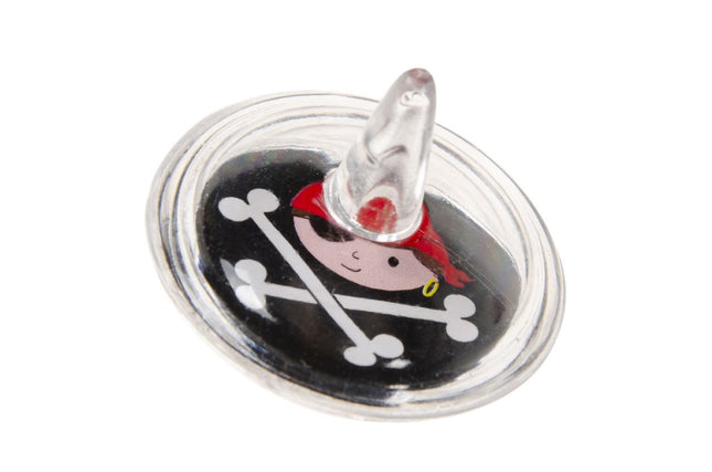 12 Pirate Spinning Tops