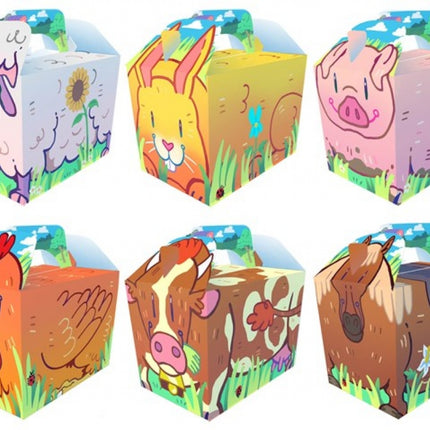 10 Cartoon Farm Lunch Boxes