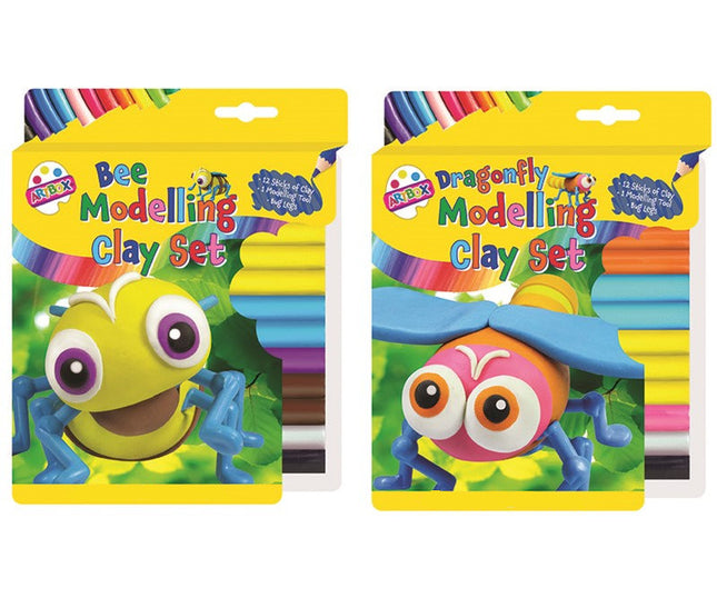 Bee / Dragonfly Themed Modelling Clay Set (Pack)