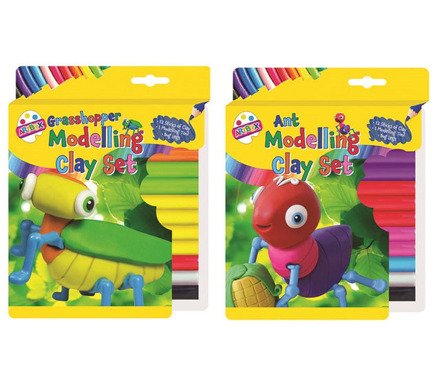 Grasshopper / Ant Themed Modelling Clay Set (Pack)