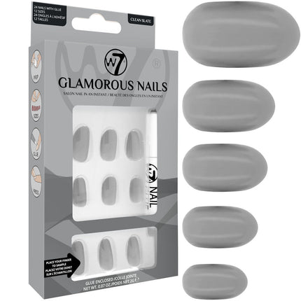 W7 Clean Slate Glamorous False Nails