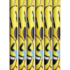 6 Happy Face Pencils