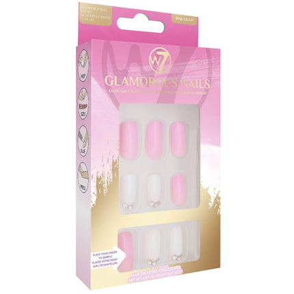 W7 Pink Me Up Glamorous Nails
