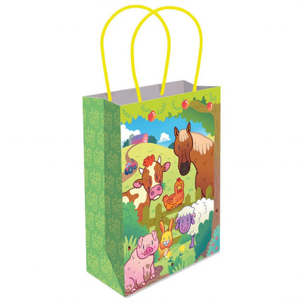 6 Farm Paper Handle Bags