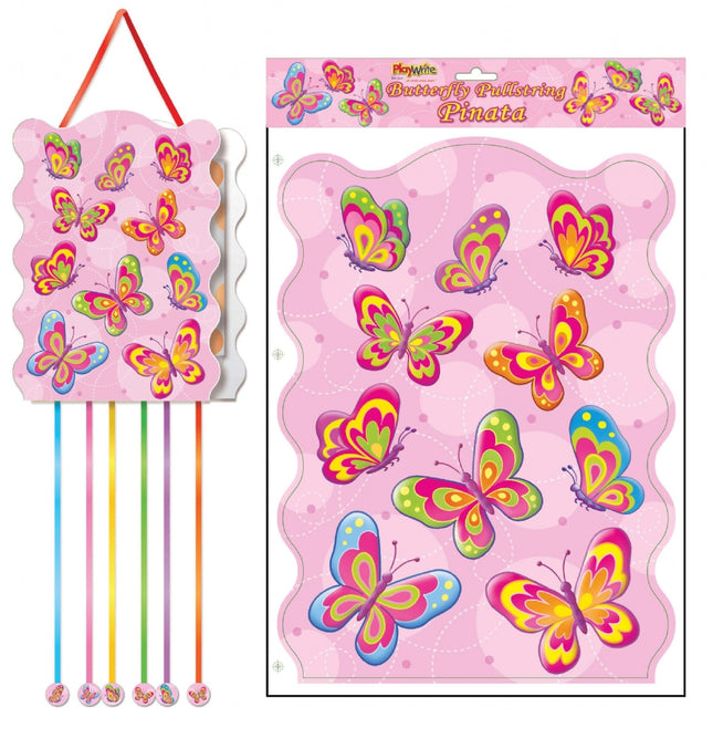 Butterfly Pullstring Pinata