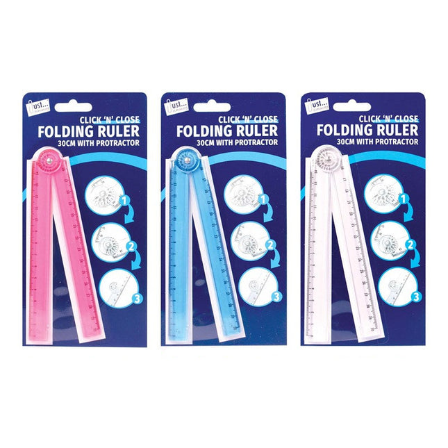 Foldable 30cm Ruler (Assorted)