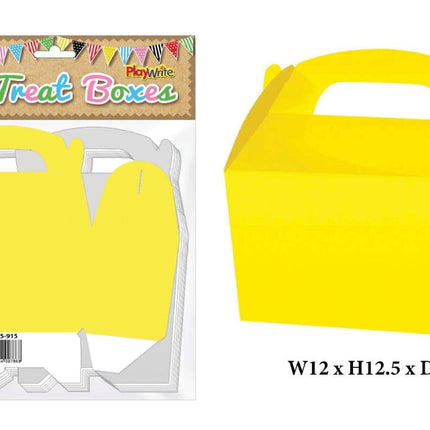 10 Yellow Treat Boxes
