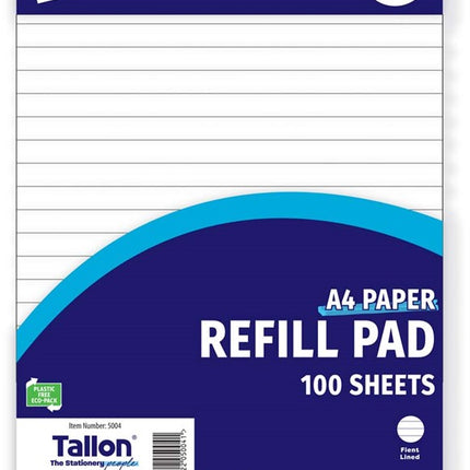 100 Sheet A4 Lined Refill Pad