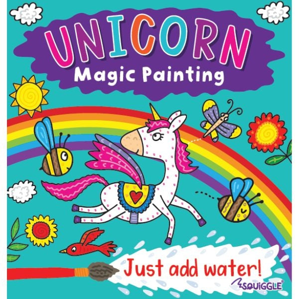 Unicorn Dinosaur Magic Painting Book