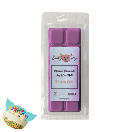 Birthday Cake 50g Soy Wax Melt Clamshell