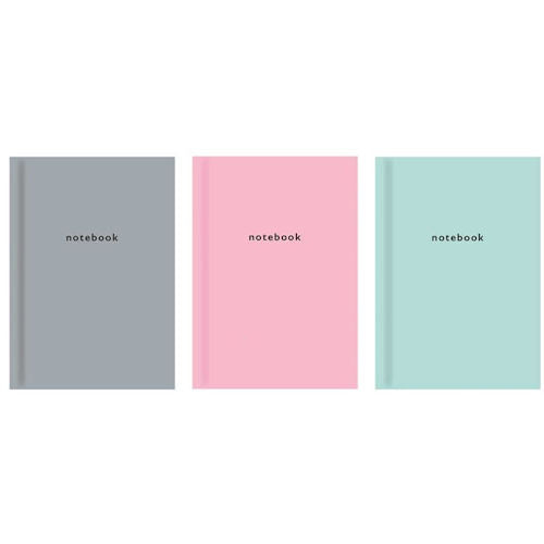 A6 Pastel Ruled Hardback Book