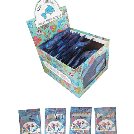 6 Sealife Self-Inflating Handheld Balloons