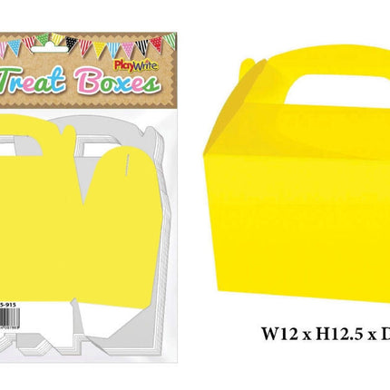 10 Yellow Treat Boxes