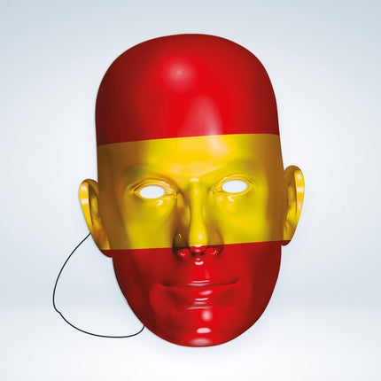Flag Spain Party Mask