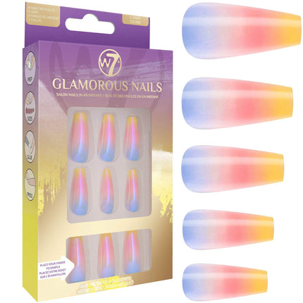 W7 Candy Gloss Glamorous False Nails