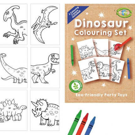 Re:Play Dinosaur A6 Colouring Set