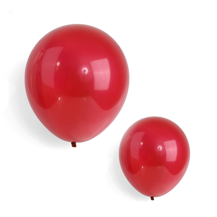 50 Pearlised Burgundy 7" Latex Balloons