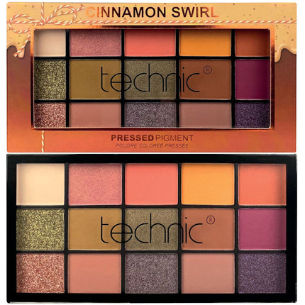 Technic Cinnamon Swirl Pressed Pigment Eyeshadow Palette