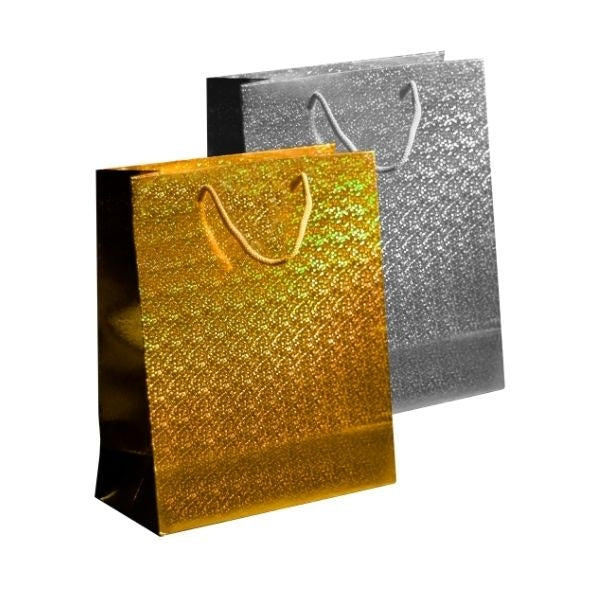 Gold/Silver Holographic Medium Gift Bag