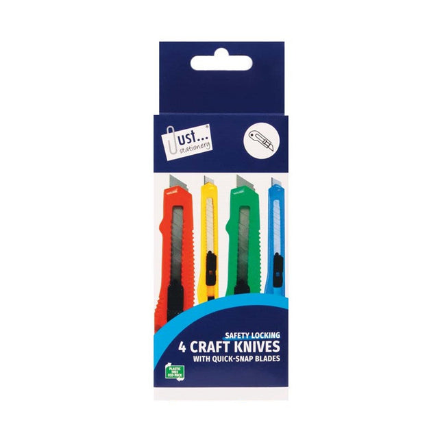 4 Craft Knives (Pack)