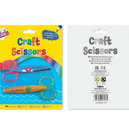 2 Wavy Edge Craft Scissors
