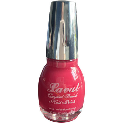 Laval Coral Crystal Finish Nail Polish