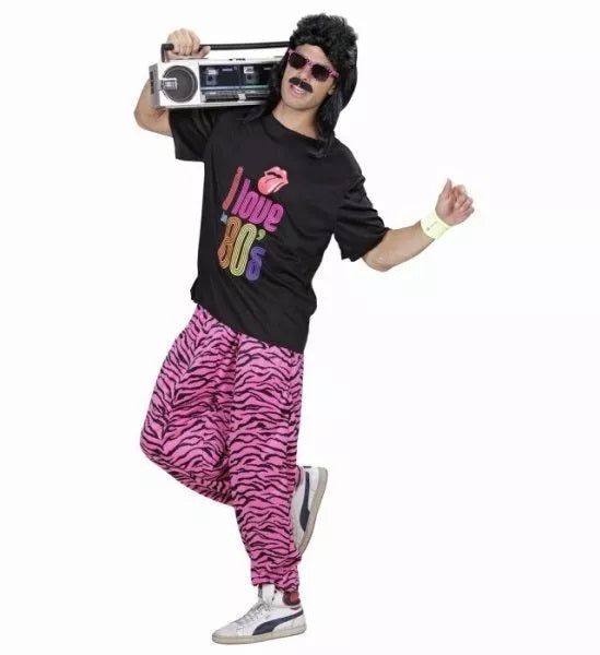 Adult M/L 80's Disco Fashion Costume