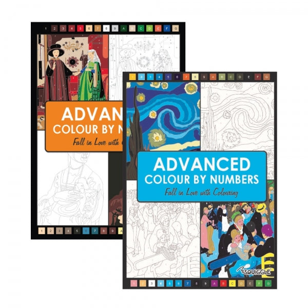 A4 Advanced Colour by Numbers Book