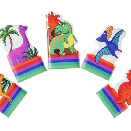5 Dinosaur Finger Puppets