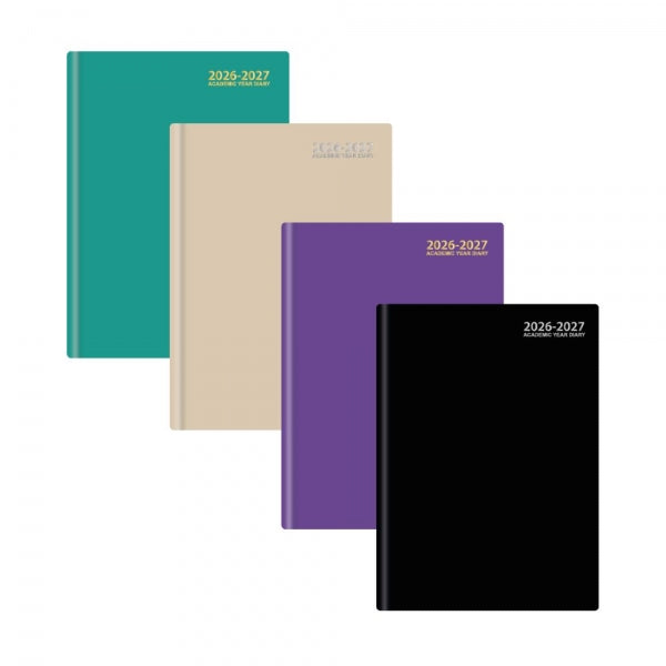 A5 Week To View Academic Diary 2026-27 - Assorted