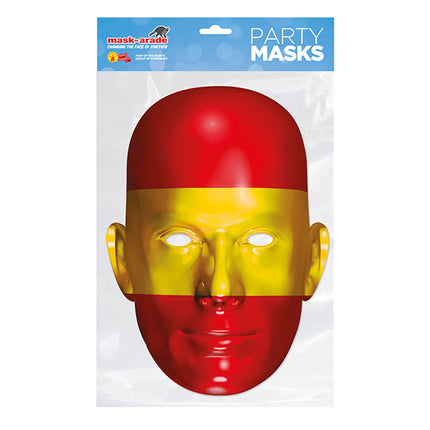 Flag Spain Party Mask