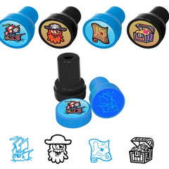 6 Pirate Ink Stamps