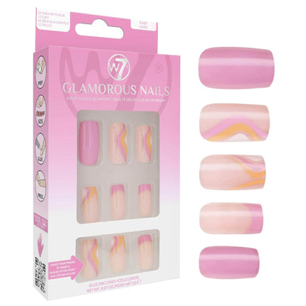 W7 Easy Livin Glamorous False Nails