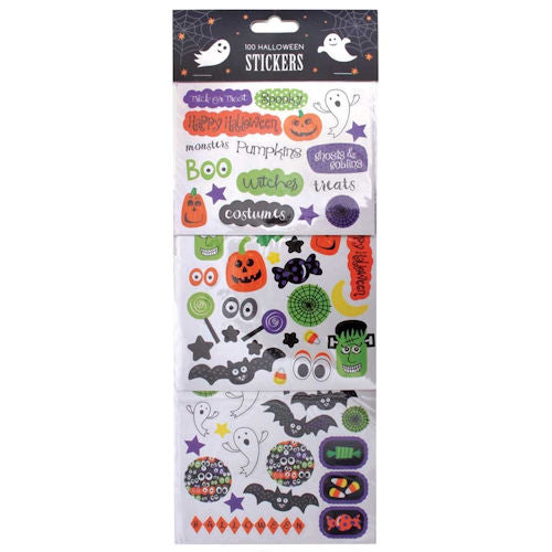 100 Halloween Stickers