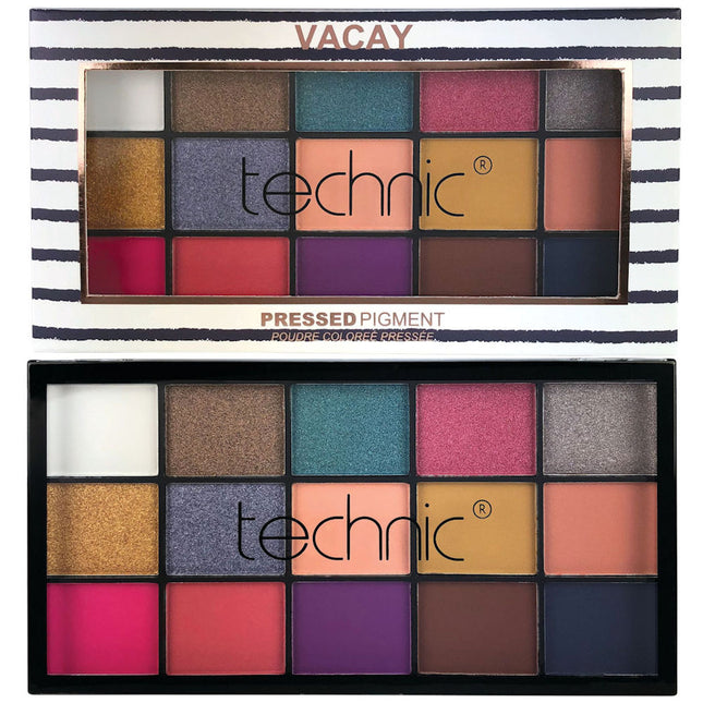 Technic Vacay Pressed Pigment Eyeshadow Palette