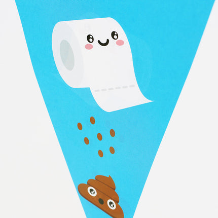 Emoji Poo Hanging 2.7m Party Bunting
