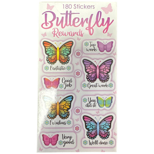 Butterfly Rewards Sticker Book - 180 Stickers