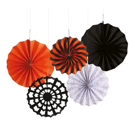 5 Halloween Hanging Paper Decorations