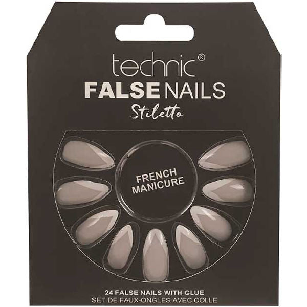 Technic Stiletto French Manicure False Nails