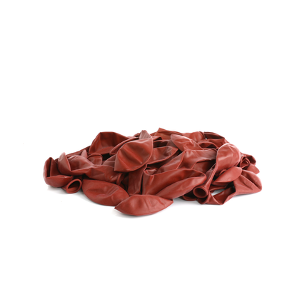 50 Pearlised Burgundy 7" Latex Balloons